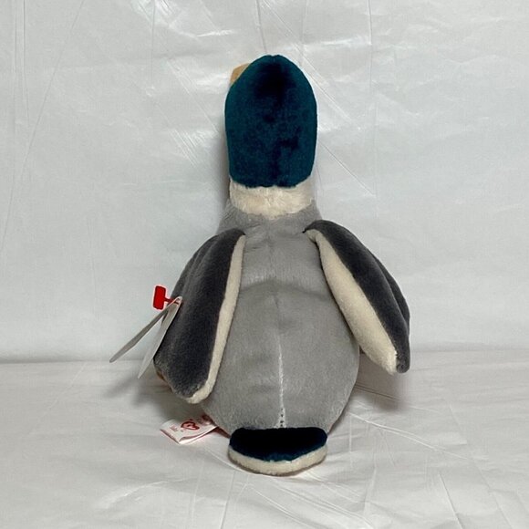 Ty Beanie Baby Original Jake Retired PE Pellets W/Rare Tag Errors Red Stamp #402 - Picture 4 of 10